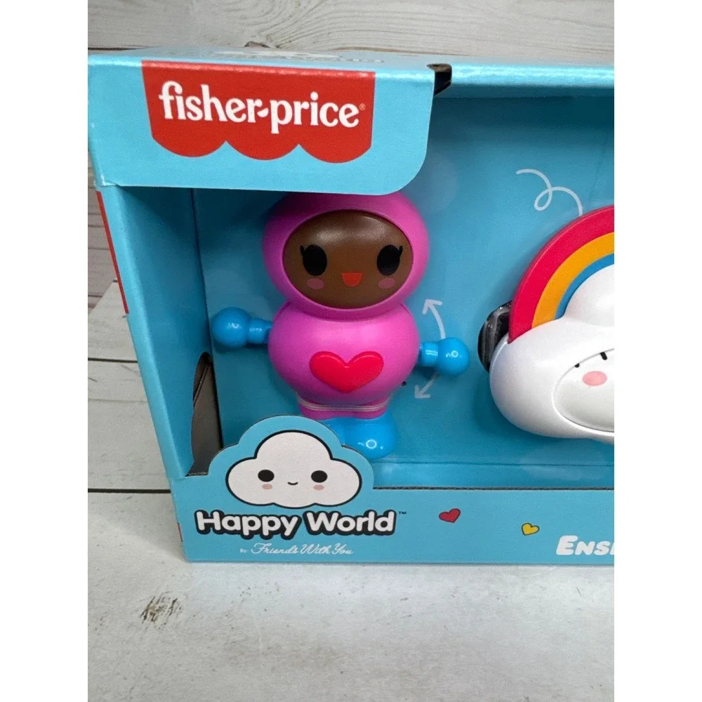Fisher Price Happy World Friends‎ Baby Toy Set HDG95 Infant Sensory NEW